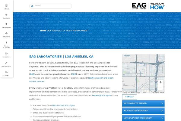Eag theme site design template sample