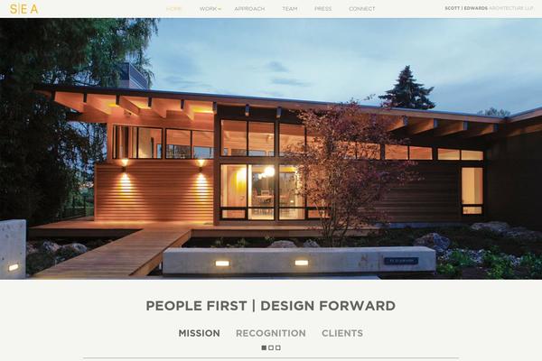 Roots theme site design template sample