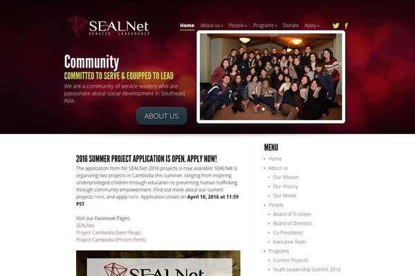 sealnetonline.org site used Fusion
