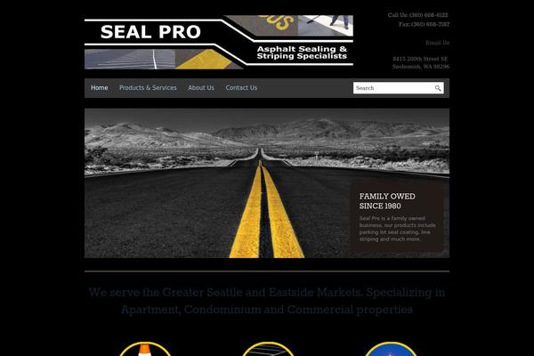 BlackBird theme site design template sample