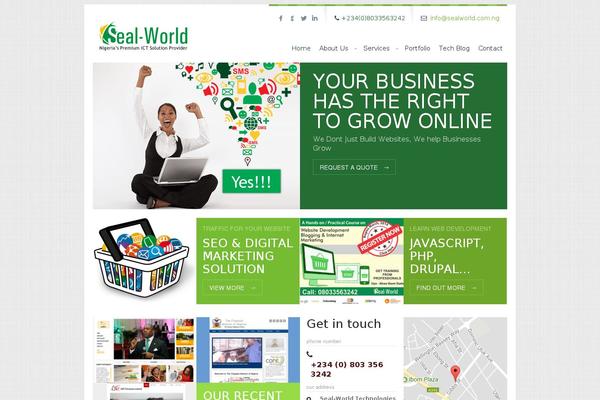 Bretheon theme site design template sample