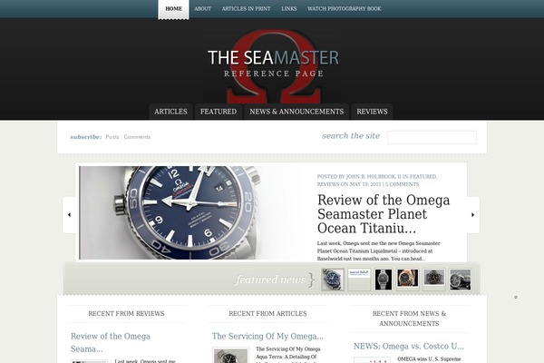 eNews theme site design template sample