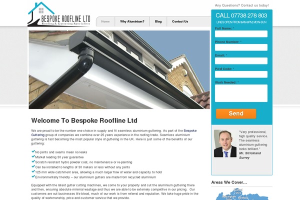 seamlessaluminiumguttering.com site used Flatroofservices