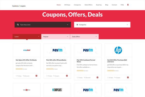 couponxl-child theme websites examples