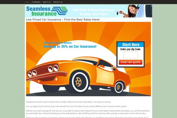 Backstreet theme site design template sample
