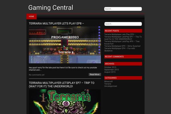 NewGamer theme site design template sample