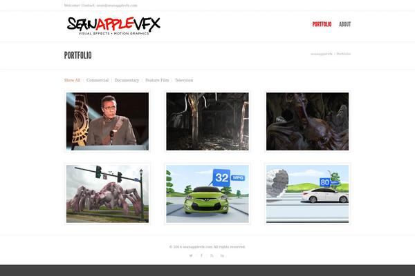 Purity theme site design template sample