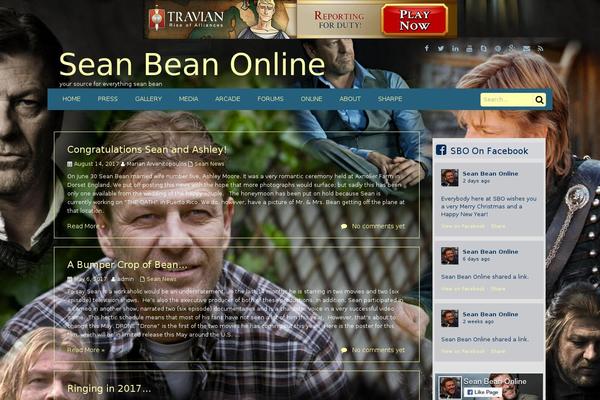 Magee theme site design template sample