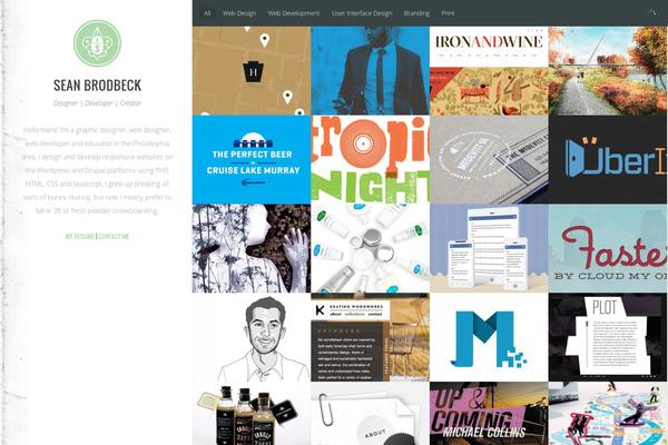 seanbrodbeck.com site used Sean