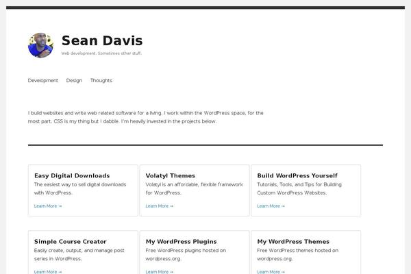 Twentysixteen-child theme site design template sample