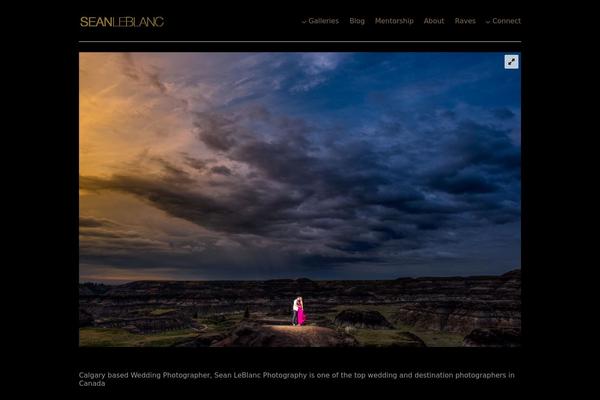 seanleblancphotography.com site used Twomann