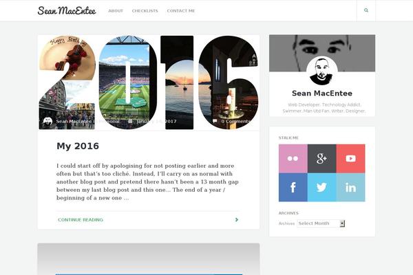 Readable theme site design template sample