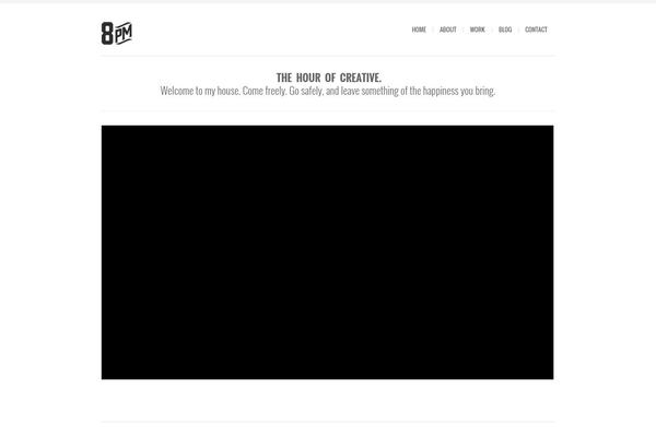 Bigbang theme site design template sample