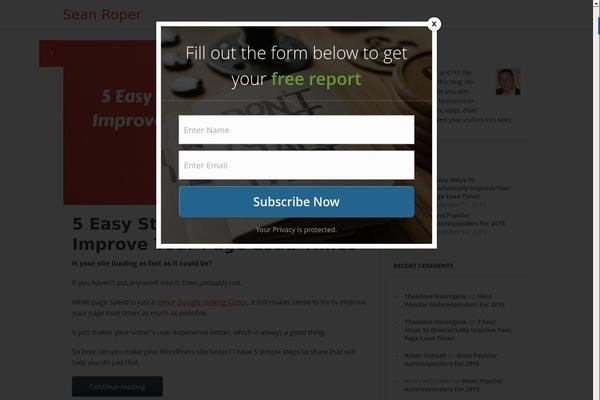 Focusblog theme site design template sample