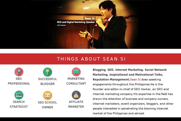seansi.org site used The 411 Pro
