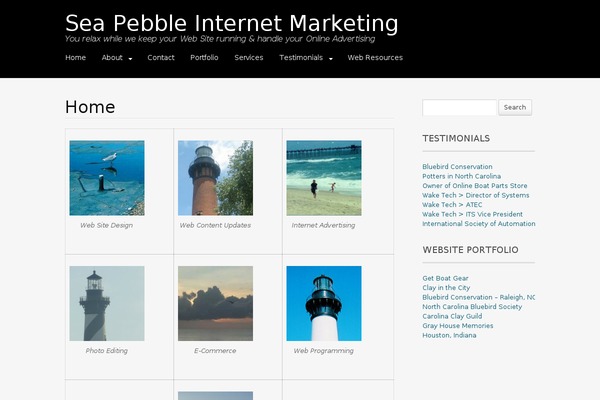Portfolio Press theme site design template sample