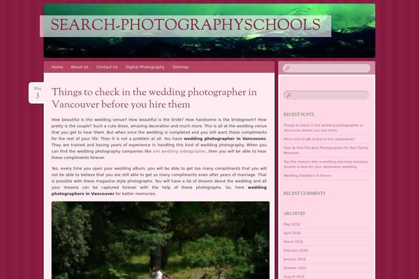 Bouquet theme site design template sample