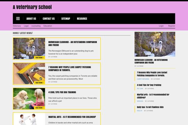 search-veterinaryschools.com site used Morning Monday Lite
