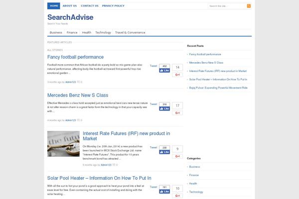 Freshlife theme site design template sample