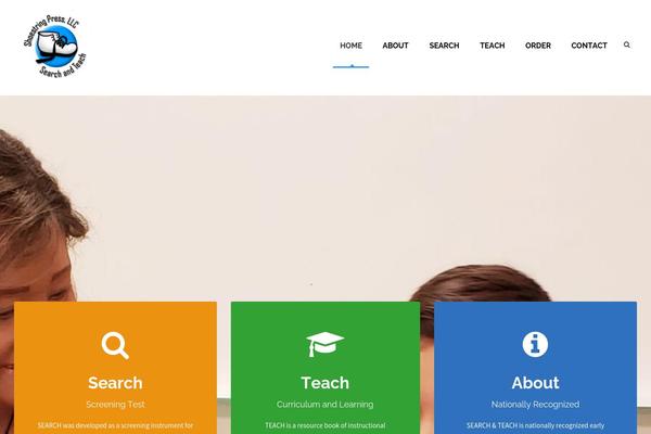 Infinite theme site design template sample