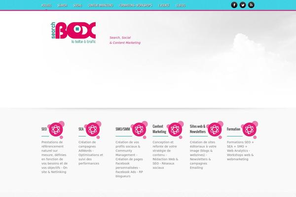 Rounder theme site design template sample
