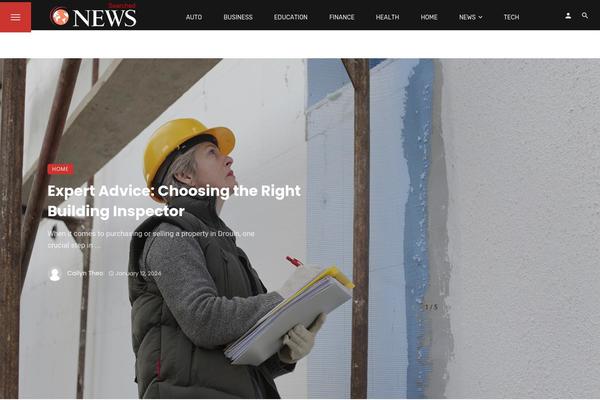 Ceris theme site design template sample