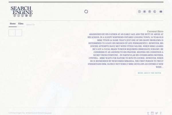 eNews theme site design template sample