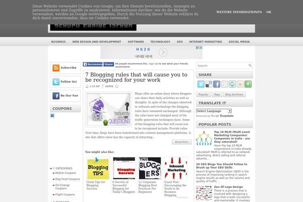 searchengineisland.com site used Reaper