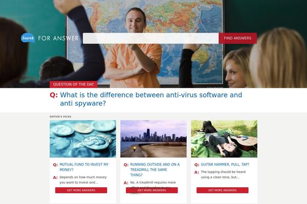 QAEngine theme site design template sample