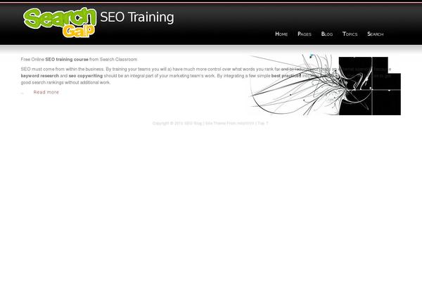 Raw theme site design template sample