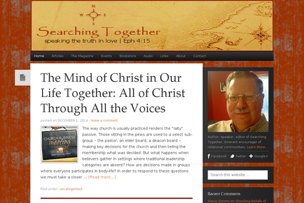 searchingtogether.org site used Mindstream