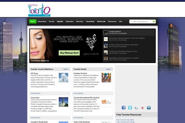 WP-Genius theme site design template sample