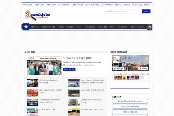 Sahifa theme site design template sample