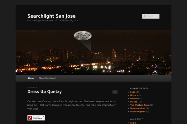 Twenty Eleven theme site design template sample