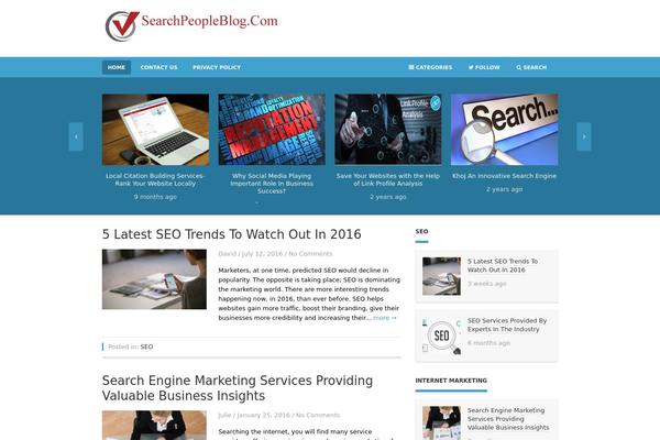 WordPlus theme site design template sample