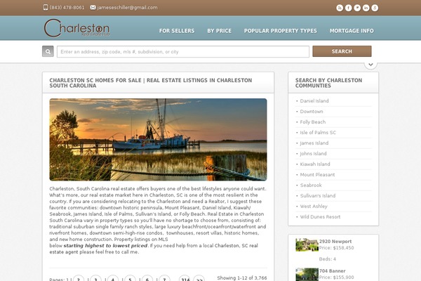 WP Residence theme site design template sample