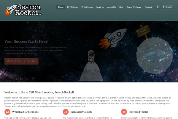 Academy theme site design template sample