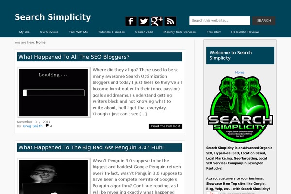 Pro Blogg theme site design template sample