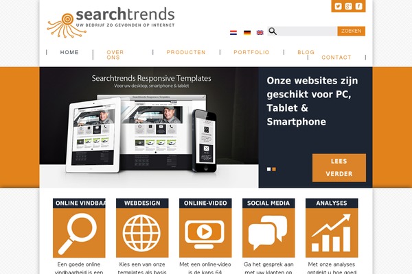 Basis theme site design template sample