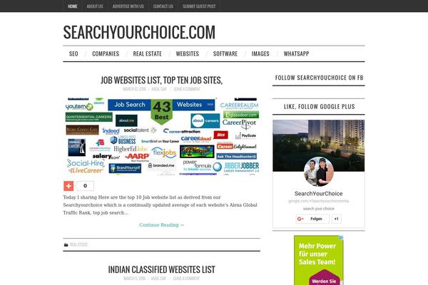 Site using Google Plus Badge plugin