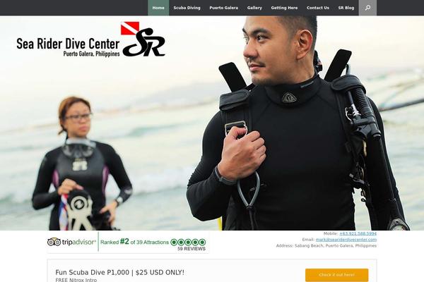 Vantage theme site design template sample