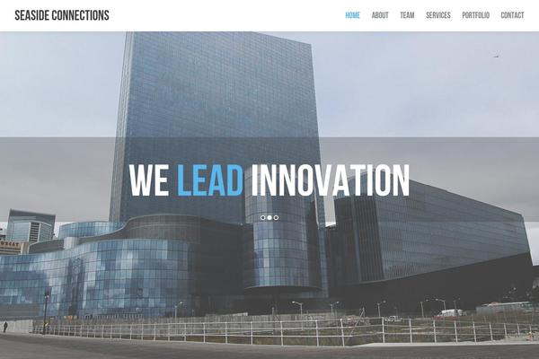 Jarvis theme site design template sample