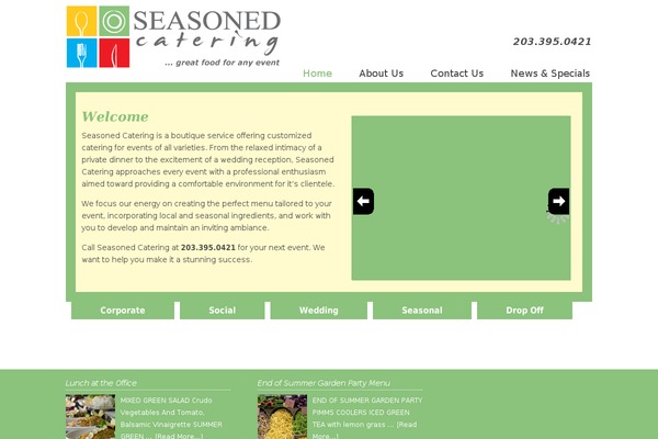 Site using Carousel Slider plugin
