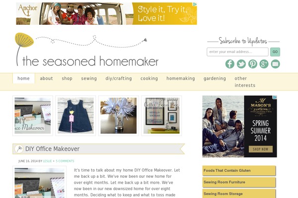seasonedhomemaker.com site used Restored316-journey