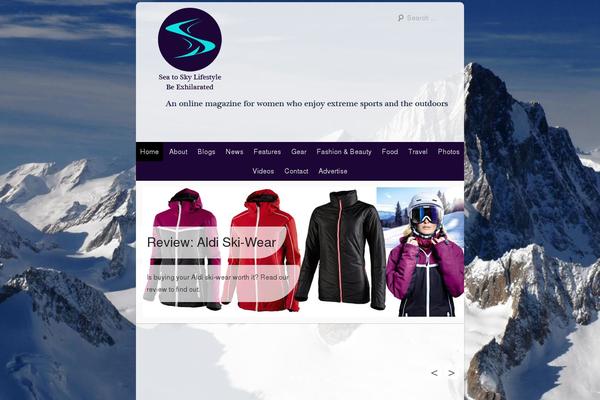Catch Everest theme site design template sample