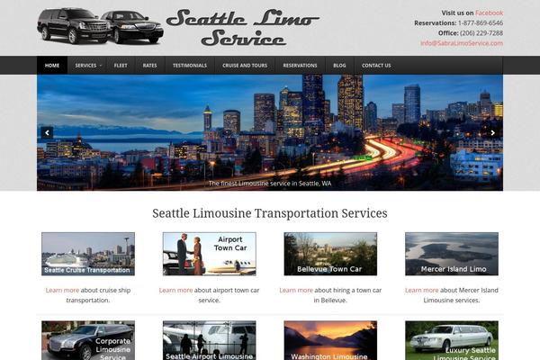 Limo theme site design template sample