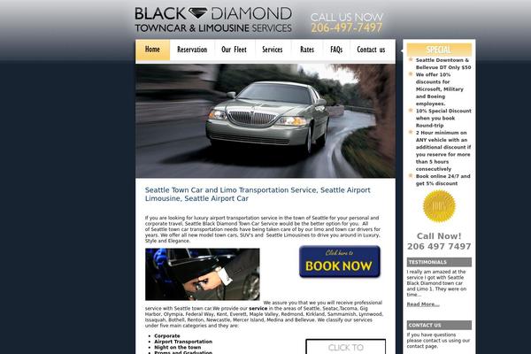seattle-town-car-limo-service.com site used Blackdiamond