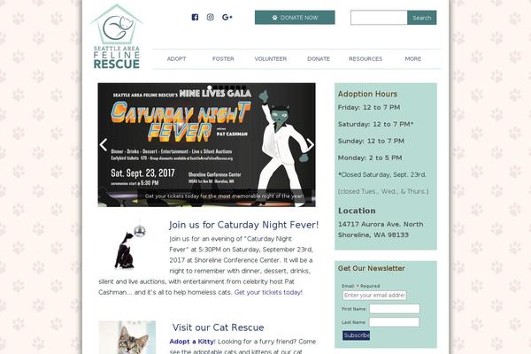 Vantage theme site design template sample