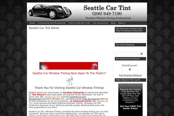 Smallbiz theme site design template sample