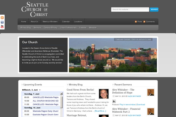 Site using Featured Content Gallery plugin